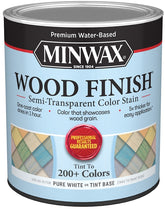 Minwax 117100000 Interior Wood Stain, Semi-Transparent, White Tint, Liquid, 32 fl-oz